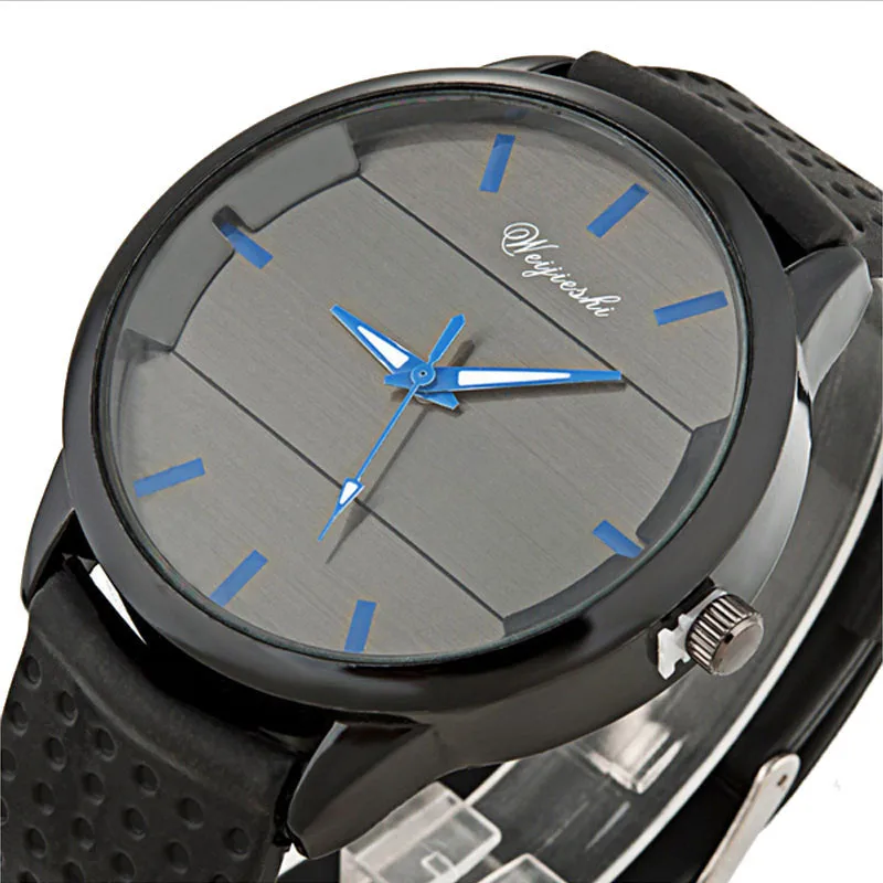 

Millky Stars 2017 Hot  Clock relogio masculino 1 PC Men Motion Sport Watch Hour Quartz Silicone Rubber Watch 17mar23
