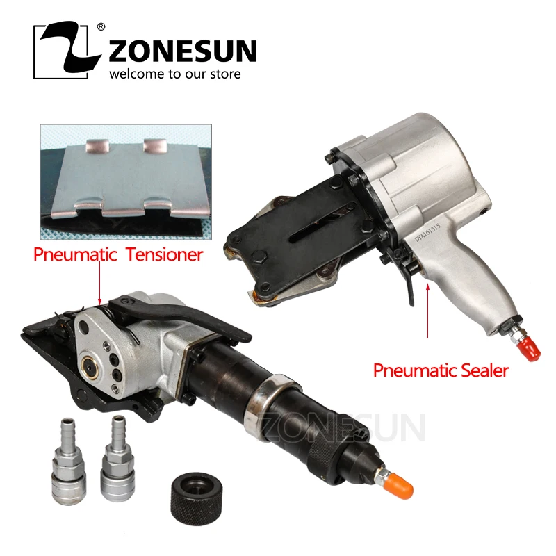 ZONESUN KZS 40/32 Penumatic стальная лента упаковочные инструменты пневматическая упаковщик