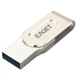 EAGET V88 USB 3,0 Micro USB OTG Флешка 16 ГБ 32 ГБ 64 Гб карта памяти брелок отверстие флэш-накопитель для Android телефона ноутбука ПК