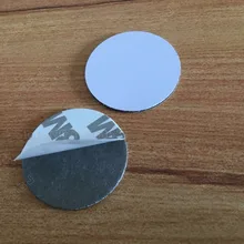 RFID бирка RFID em4100 жетон ПВХ с 3 м Стикеры rfid анти-металлический лейбл Тэги монеты 125 кГц круглый метки