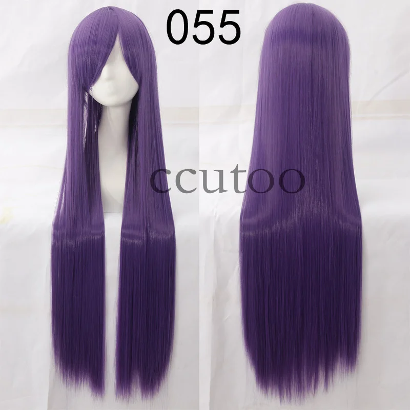 Ccutoo 100 см длинные прямые синтетические волосы высокая температура косплей парики 82 цвета доступны - Цвет: #31