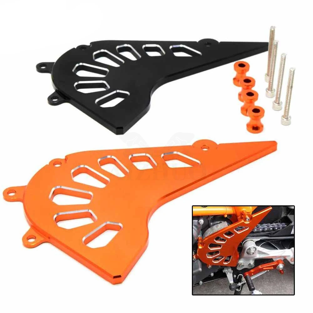 

Motorcycle CNC Aluminum Billet Front Sprocket Cover Engine Chain Guard Case Protection For KTM Duke 390 2013-2015 RC390 2014-15
