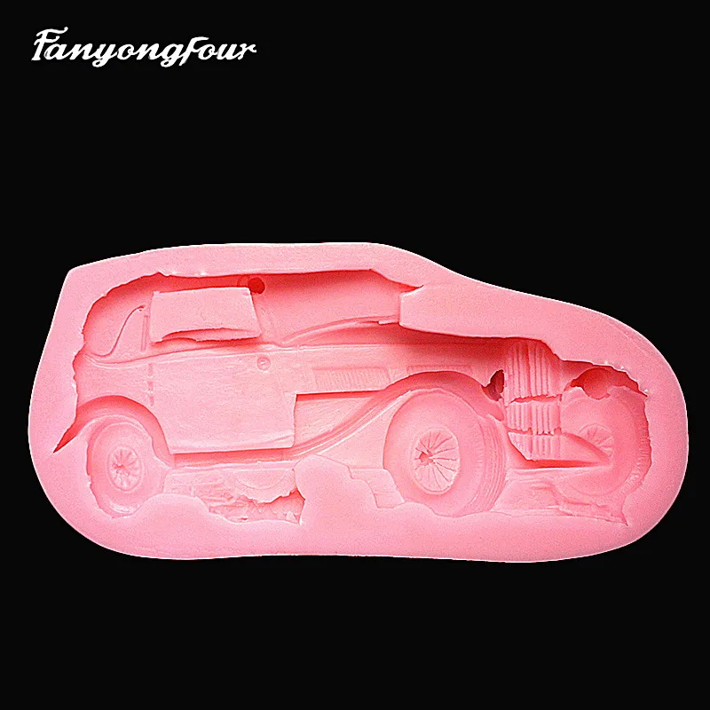 

Car Cake Mold Silicone Mold Chocolate Gypsum Candle Soap Candy Mold Kitchen Bake Free Shipping