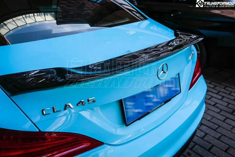 

Car Styling 2013-2017 Years R Style Carbon Fiber Rear Roof Spoiler Wing For Mercedes CLA Spoiler CLA45 W117 C117 cla 200 250 260