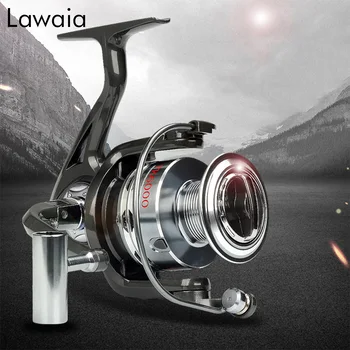 

Lawaia Fishing Reel 13BB + 1 Bearing Balls 1000-7000 Series Metal Coil Spinning Reel Max Drag Power Fishing Wheel