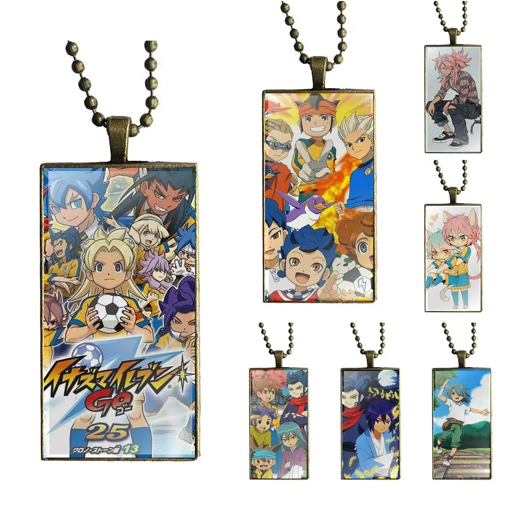 Аниме Inazuma Eleven Go для женщин винтажное эффектное стеклянное колье с кабошоном