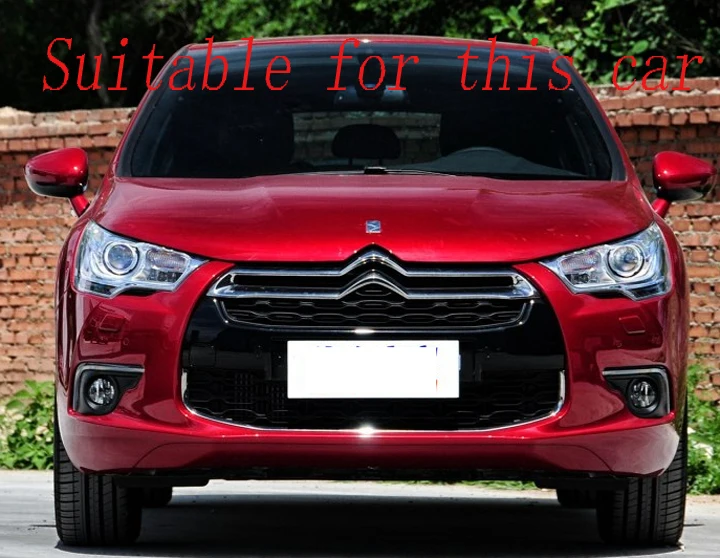 For Citroen DS4 2012 2013 2014+ Plastic Exterior Visor Vent Shades Window Sun Rain Guard Deflector 4pcs