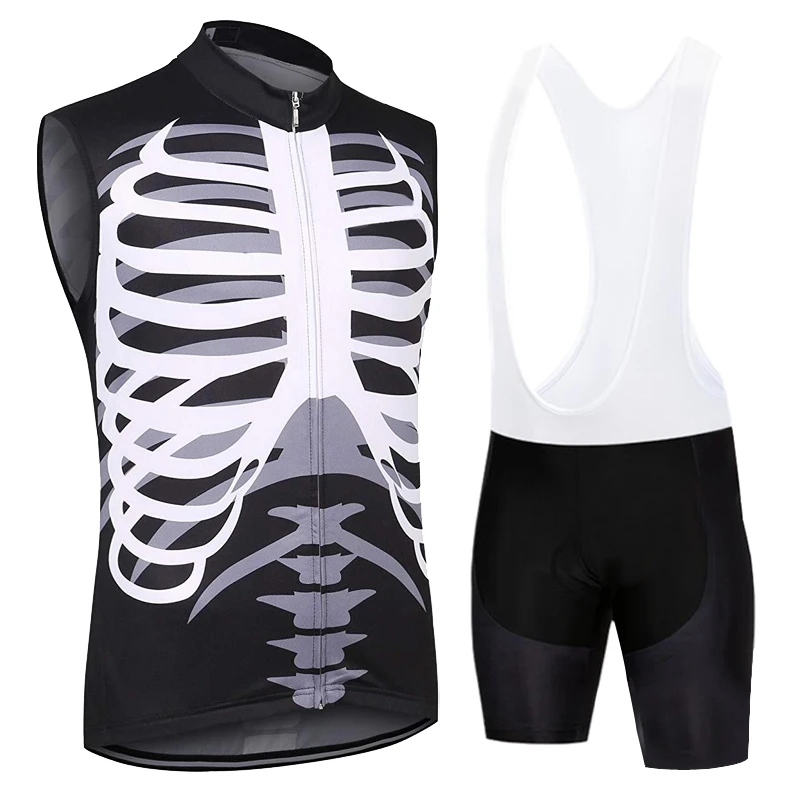 

Summer Breathable Sleeveless Cycling Vests Jersey Set MTB Bicycle Clothing Maillot Ropa Ciclismo Hombre Racing Bike Clothes Suit
