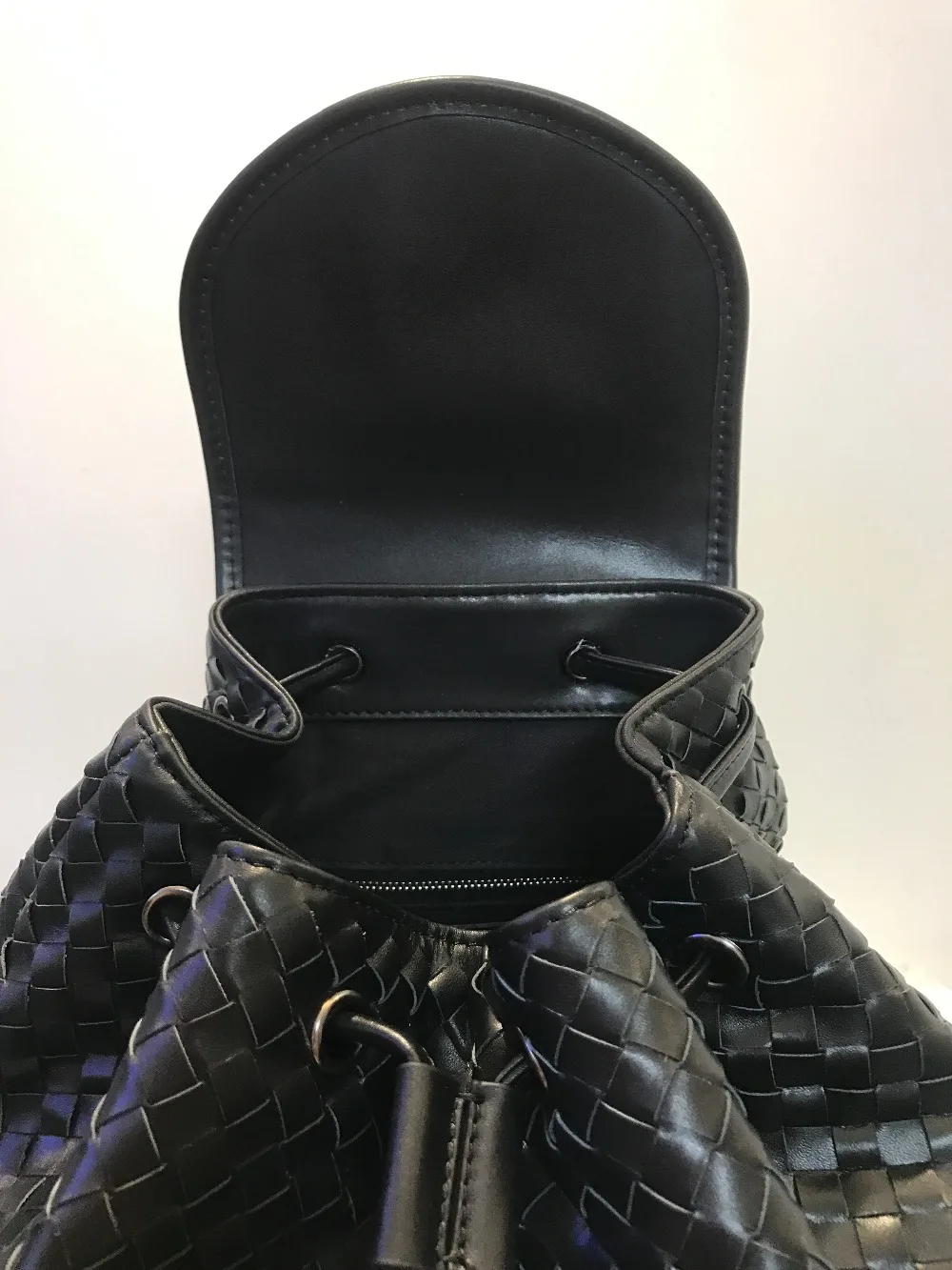 Schwarzes Woven Männer Zur Multi Und Muster Frauen kapazität Echtem 2019new Leder Mode Schaffell Verfügung High funktion Tasche wCUaqpxT