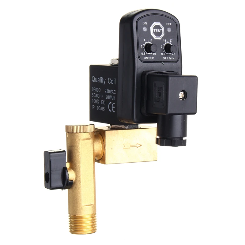 Best Price AC220V 1.6Mpa Electronic Drain Valve Timed Air Compressor