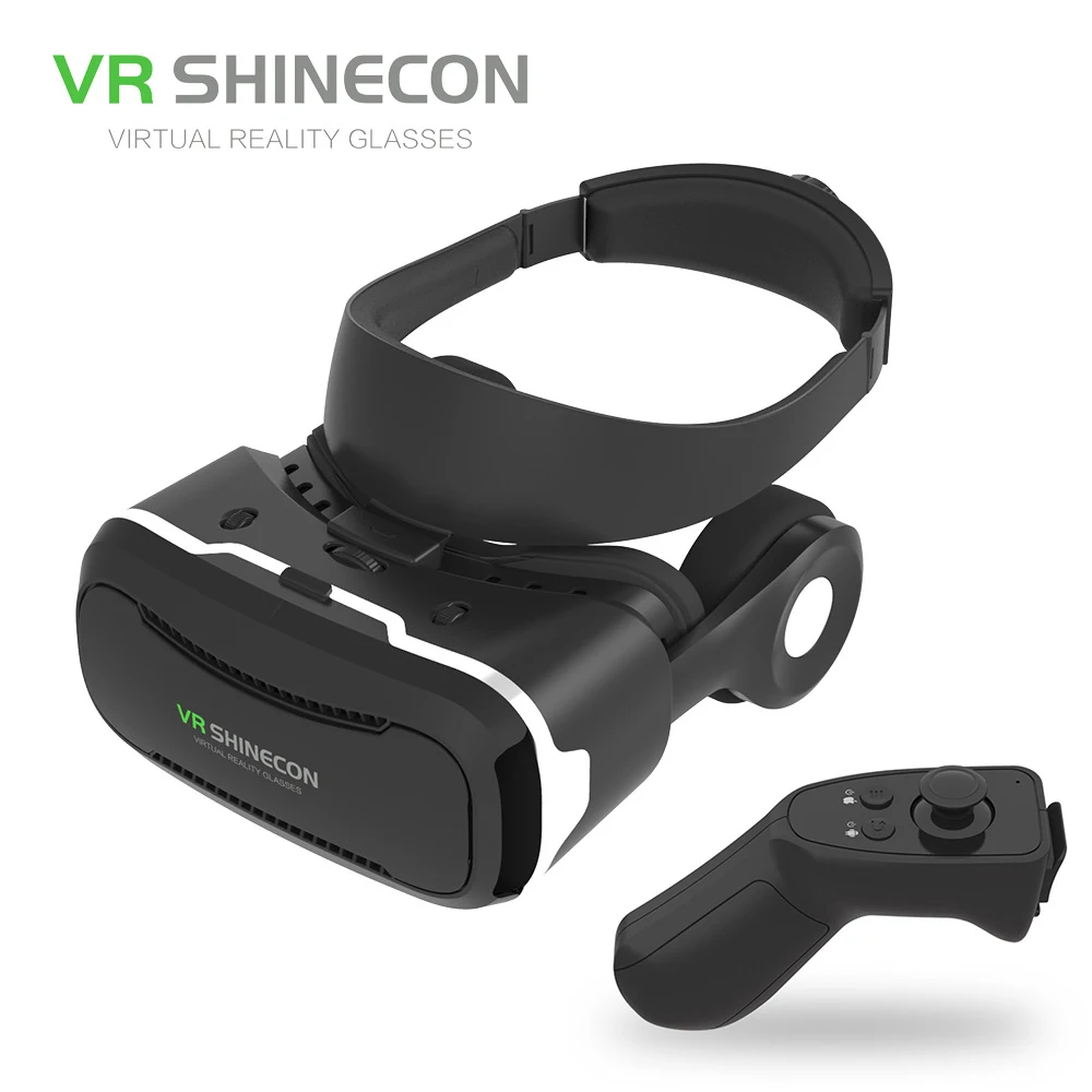 VR гарнитура виртуальной реальности очки ж/съемные наушники для Shinecon VR 4,0 для фильмов высокой четкости Игры смартфон