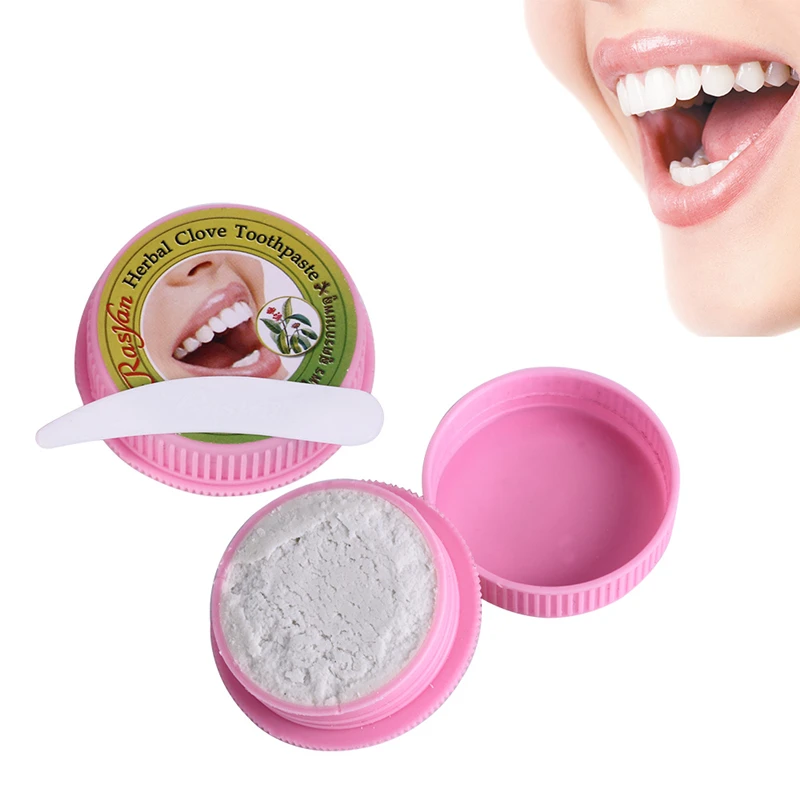 Продажа 25 г травы натуральный травяная зубная паста отбеливание зубов Dentifrice удалить пятно антибактериальные аллергическая зубная паста #1062
