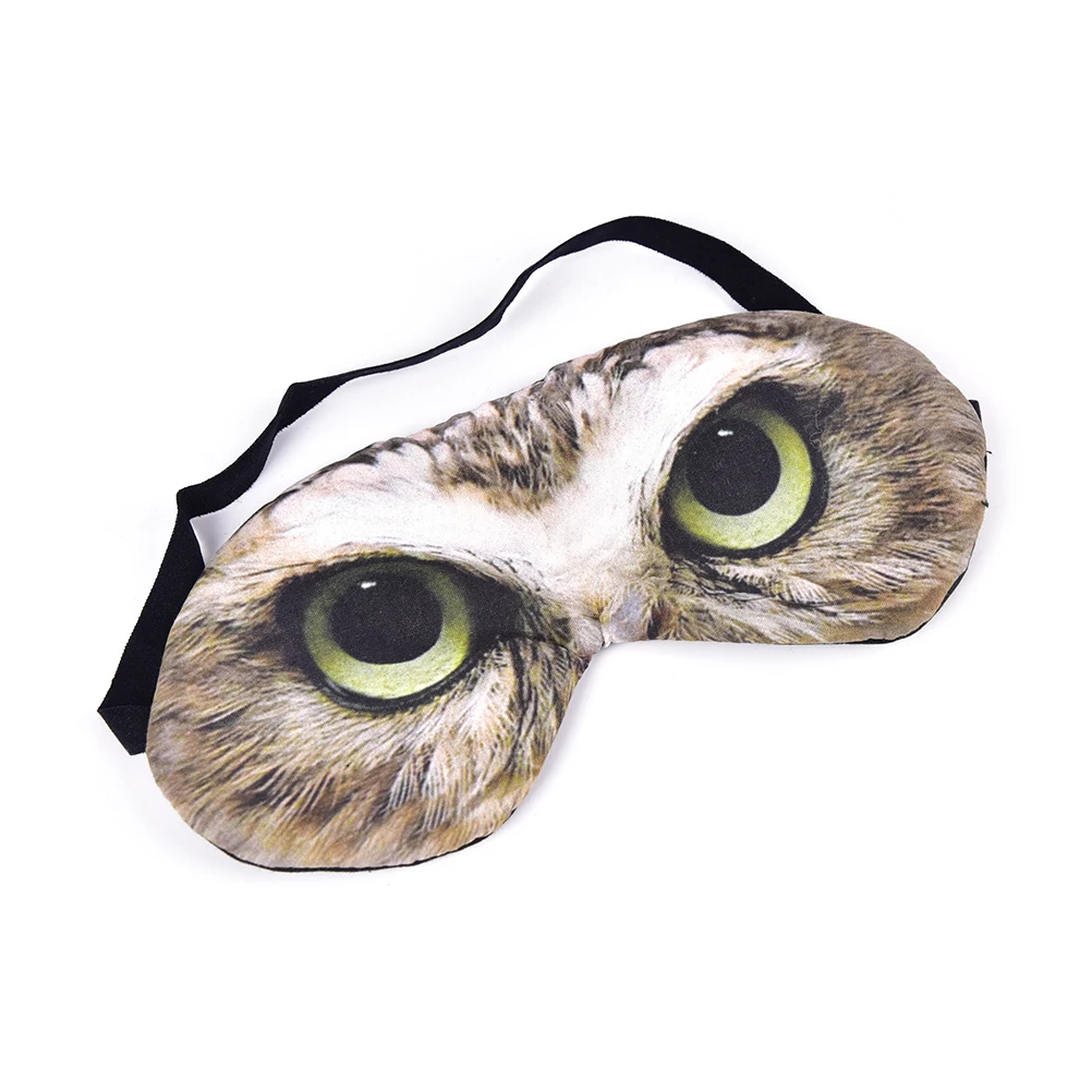 Чехол для маски для сна, косплей, повязка на глаза, милый дорожный 3D тени для век, кошка, маска для сна, отдых, расслабление, Спящая помощь вслепую, ледяное покрытие, повязка на глаза