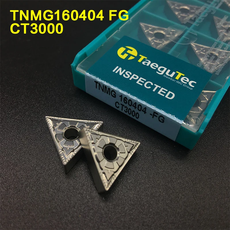 10PCS Tnmg160404 FG CT3000 External Turning Tools Cermet Grade Carbide