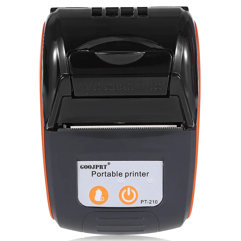 

Goojprt Pt210 58Mm Bluetooth Thermal Printer Portable Wireless Receipt Machine For Windows Android Ios Us Plug