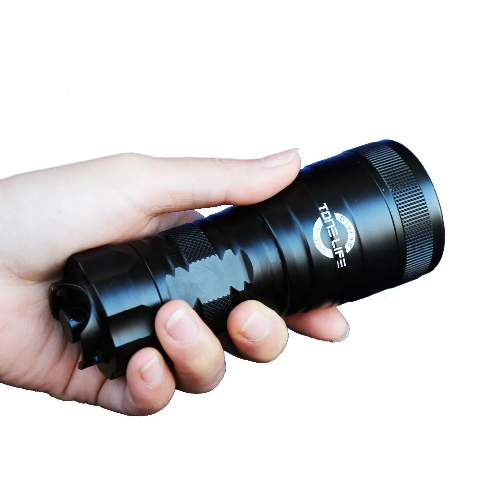 

Scuba Diving Masks Torch Lights Underwater Lamp Dive Flashlight Backup Waterproof Lighting Cree U2 LED 1000 lumens Torch+lanyard