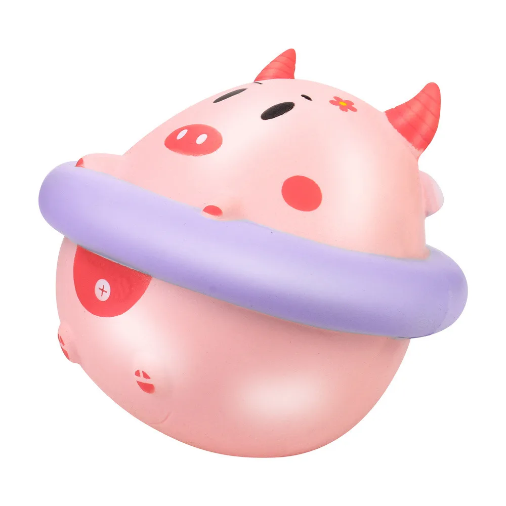 Прямая поставка kawaii squishies милые плавательные кольца свинья Ангел медленно