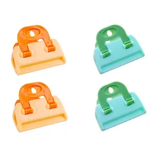 4 шт. портативная ABS практичная герметизация пищевых продуктов очень сильный зажим бутылка для воды пакет сумка зажим