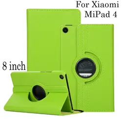 360 Вращение Coque для Xiaomi MiPad Mi Pad 4 крышка 360 Стенд PU 8 ''чехол для Xiaomi MiPad Mi Pad 4 Smart Case