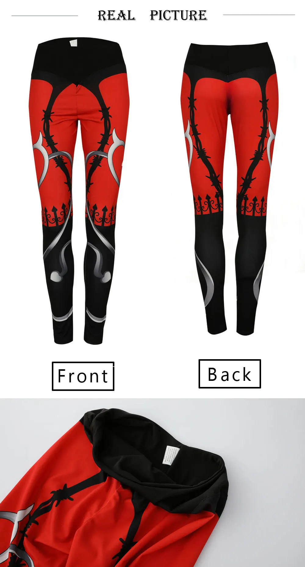 Новые Сексуальные женские красные черные Лоскутные Спортивные Модные женские леггинсы с принтом в виде сердца, женская спортивная одежда