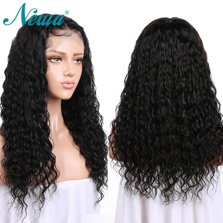 Newa Hair 370 парики на шнурках для черных женщин 150% плотность поддельные волосы на голову кудрявый парик remy Волосы бразильские волосы на кружеве человеческие волосы парики