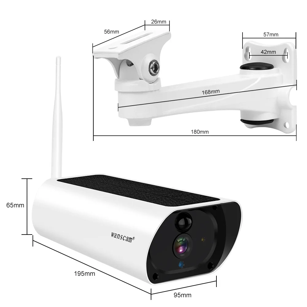 IP Камера Wanscam 2 МП 1080P водонепроницаемая IP66|Камеры видеонаблюдения| |