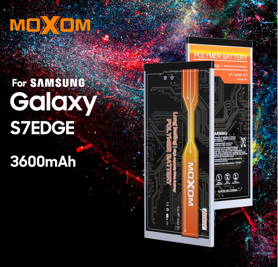 MOXOM Мобильный телефон батарея для samsung Galaxy S7 S7Edge батарея Замена литий-полимерный аккумулятор с бесплатными инструментами