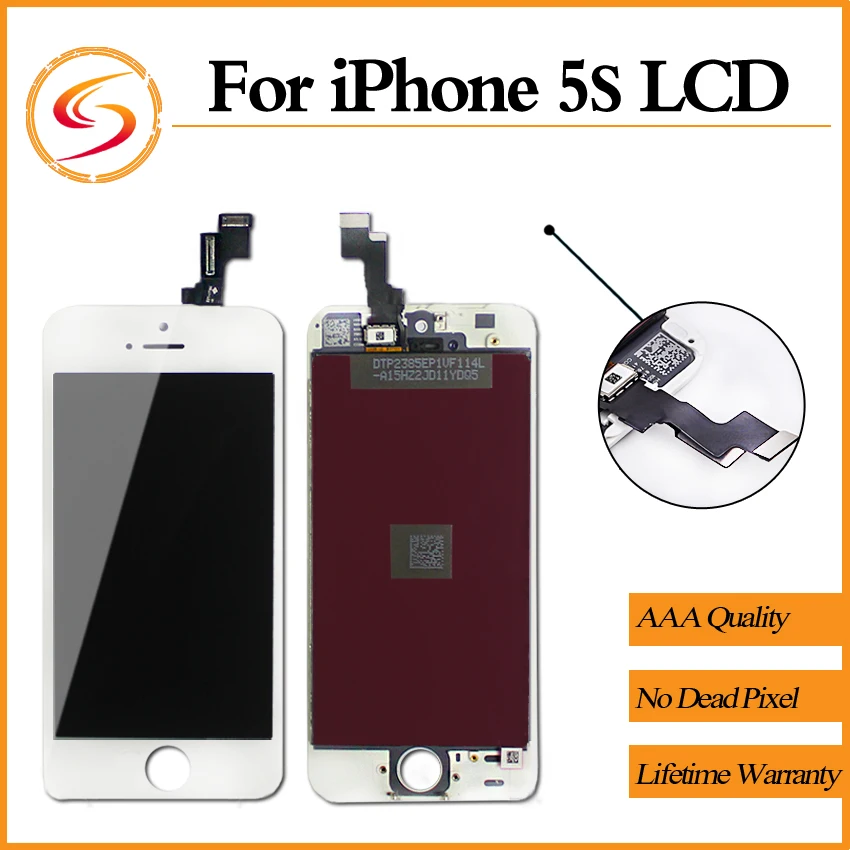 imágenes para Grado aaa + + + 10 unids/lote para iphone 5s lcd genuino original con pantalla táctil digitalizador reemplazo del envío gratis imágenes para Grado aaa + + + 10 unids/lote para iphone 5s lcd genuino original con pantalla táctil digitalizador reemplazo del envío gratis