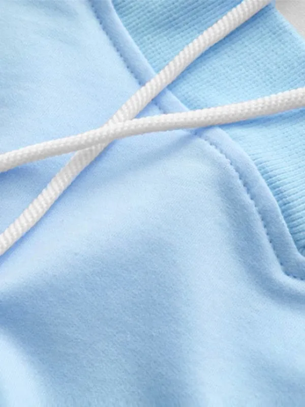 Women Cold Shoulder Patchwork Hoodies Loose Pullover Hooded Sweatshirt Casual Long Sleeve Sweatshirt Hoodies