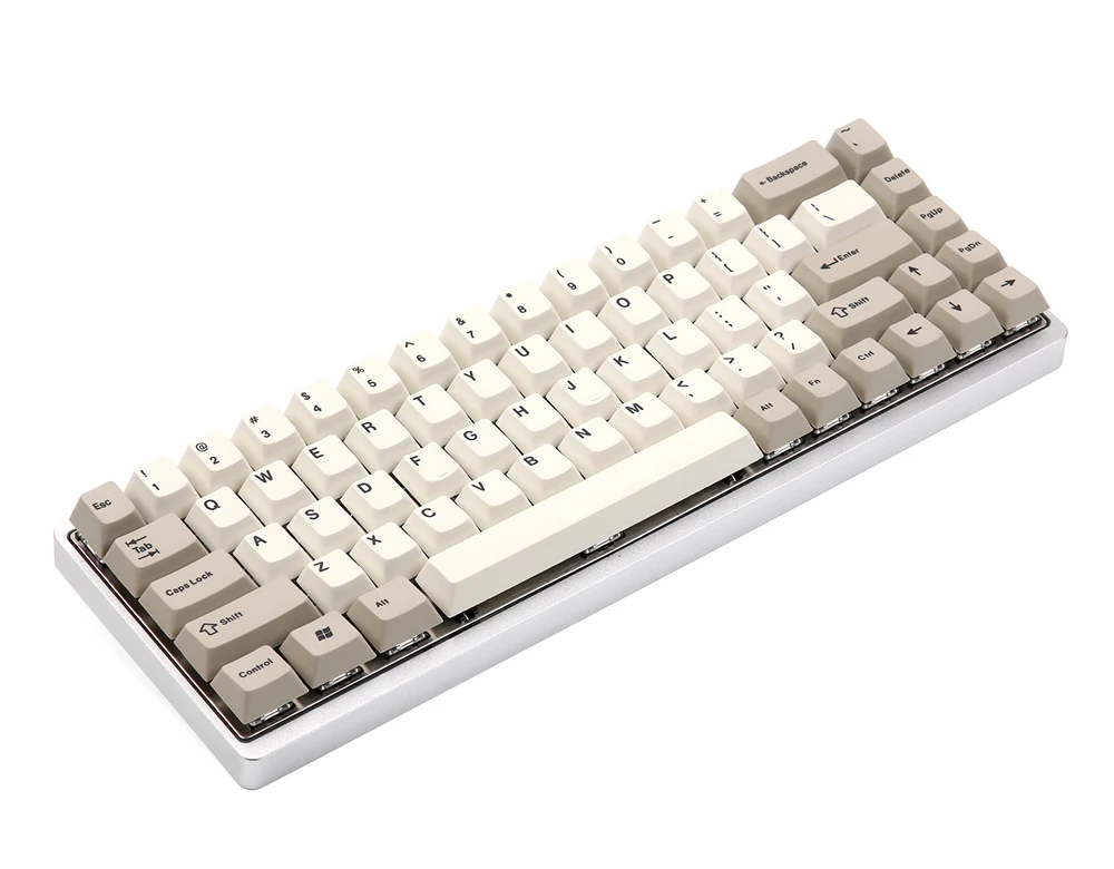 Низкий профиль Tada68 aAluminum Чехол черный/серый/серебристый/шоколадный цвет подходит TADA68 механическая клавиатура