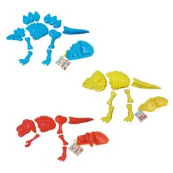 Летняя новинка открытый Забавный Скелет Динозавра кости формочка для песка пляжные игрушки для детей