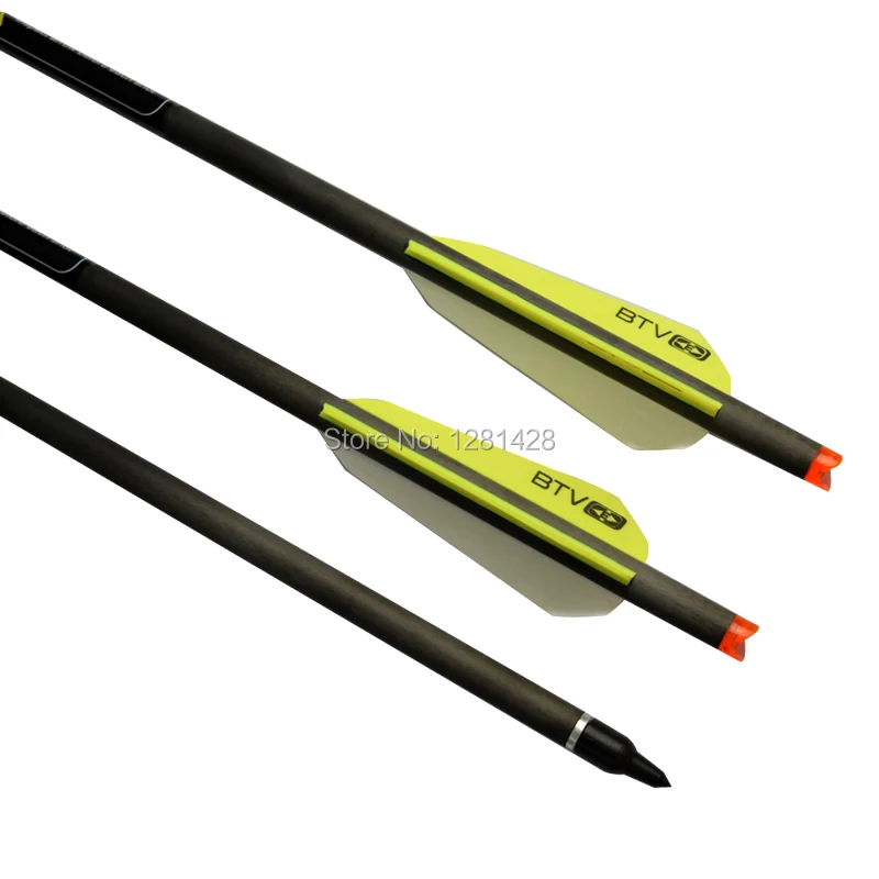 Aleta para Tiro com Arco ao ar Caça + Frete Parafusos com 3 Novo Carbono Besta Livre Grátis 22 Btv