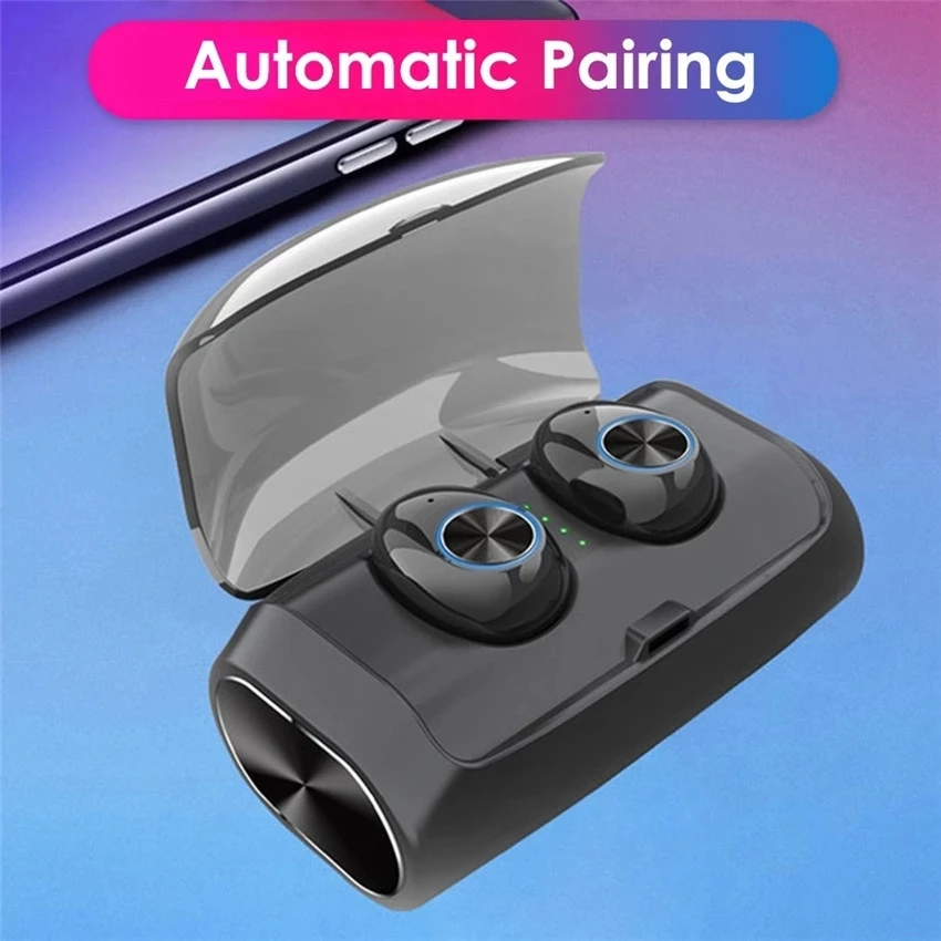 

V6 TWS Mini Bluetooth 5.0 Earphone Stereo Headset Earbuds Noise Reduction Sports For all smart phone
