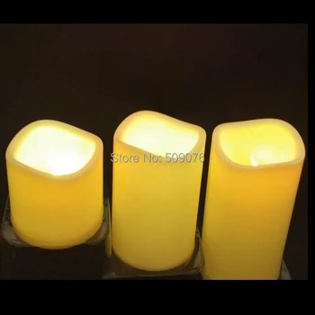 

10sets(30pcs) Flameless Flicker LED Tea Lights Candles Remote Control Electric Candles for Wedding Birthday Home Decor