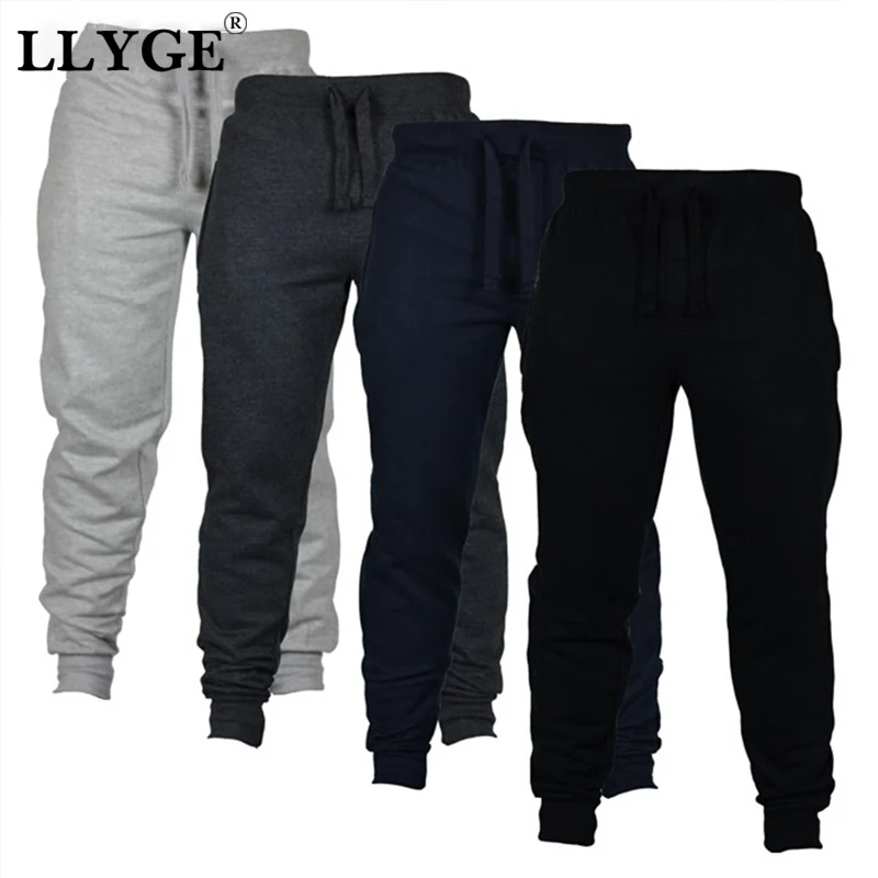 

Men's High Quality Harem Joggers Pants 2019 Spring Fitness Bodybuilding Slim Gyms Pants Men Solid Sportwear Trousers Sweatpants