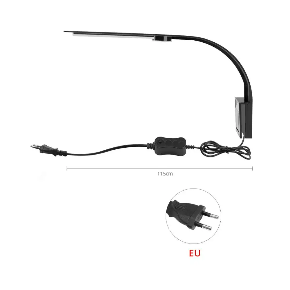 Светодиодный ночник для аквариума, 10 Вт, 220 В, ночник с зажимом для дома, подсветка для аквариума, лампа для водных растений, люсис привело Nachtlampje