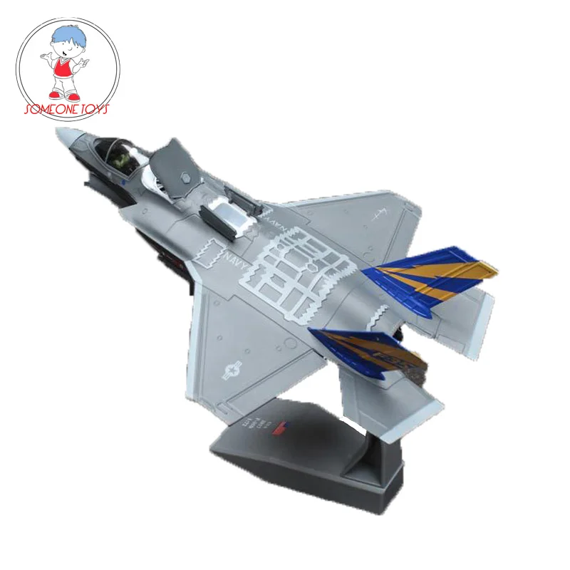 

AMER 1/72 Scale Military Fighter Model USAF F-35B Lightning II Joint Strike Fighter Diecast Metal Plane Model Toy For Collection