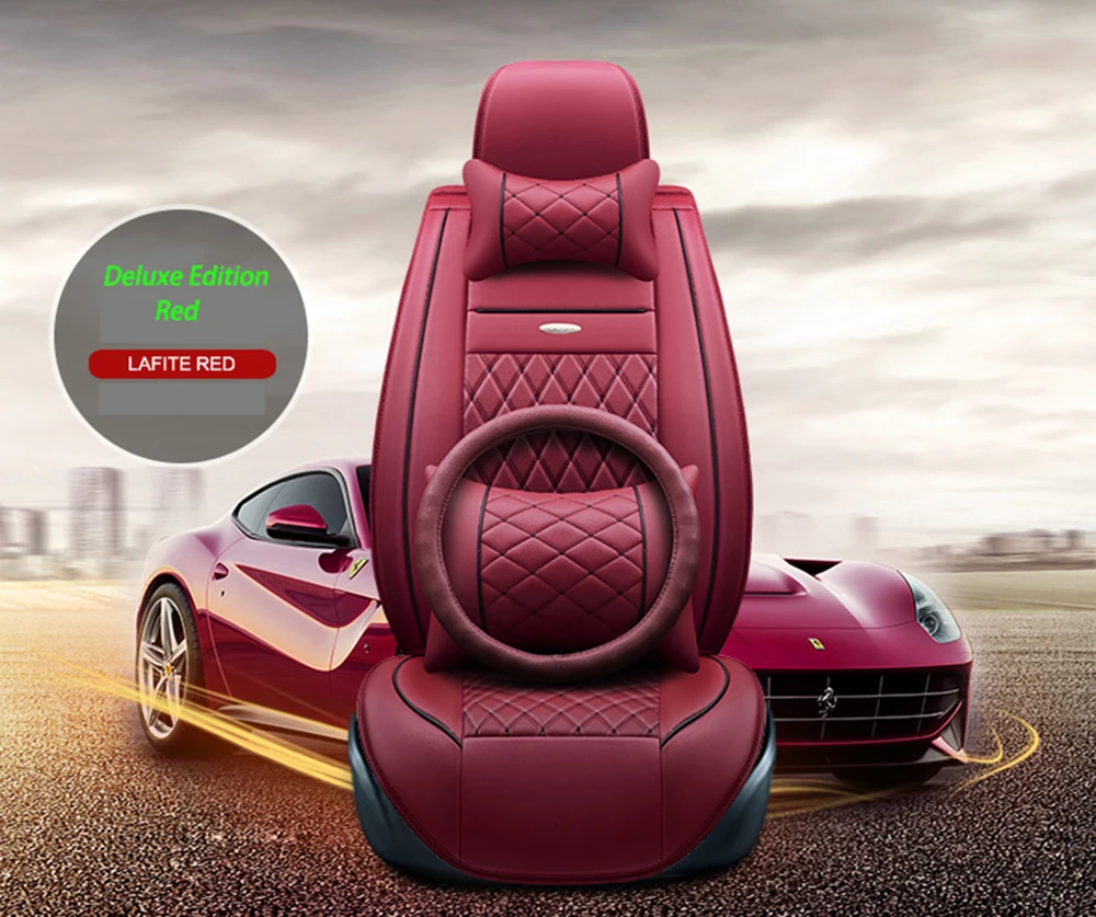 

Front+Rear Special Leather car seat covers For SsangYong Korando Actyon Rexton Chairman Kyron car accessories car styling
