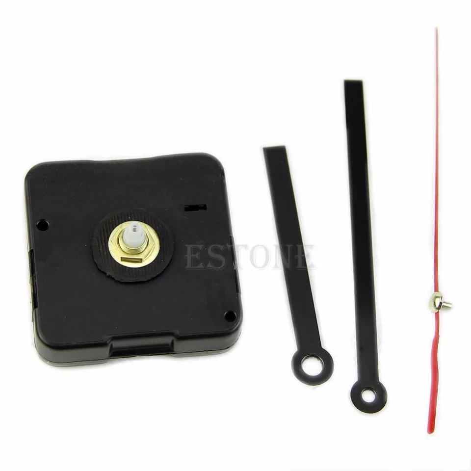 Meccanismi di movimento dell'orologio da parete a batteria al quarzo per la sostuzione di parti dell'orologio fai da te/riparazione  15