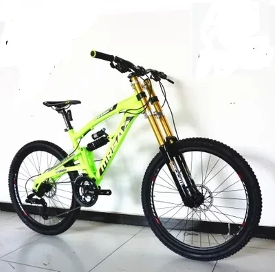 Clearance 21/24/27/30 Speeds 26*17" Aluminium Alloy Soft-tail Full Suspension Downhill Bicicleta Mountain Bike26 Oil Disc Brake Bicicletas 0