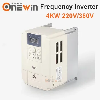 

4KW frequency inverter 220V 380v input 3PH output 3PH VFD inverter for cnc spindle motor