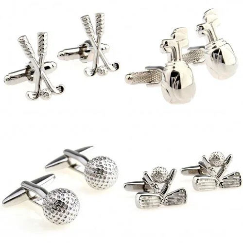 

Fashion Golf Table Bat Bag Ball Cufflink Cuff Link 1 Pair Free Shipping Biggest Promotion