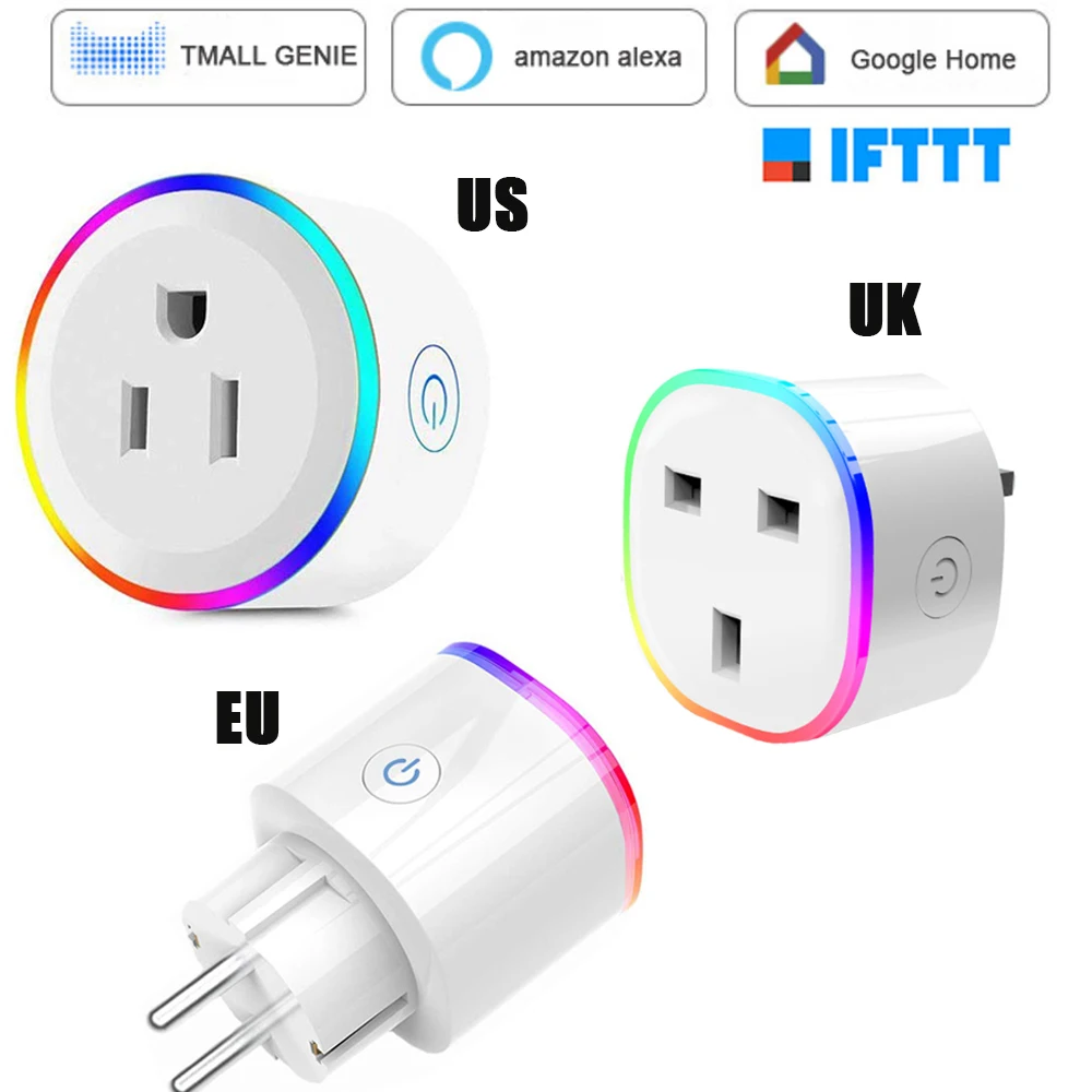 

Smart Plug Wifi Smart Socket Power wifi wireless Smart Socket Outlet with Google Home Alexa Voice Control