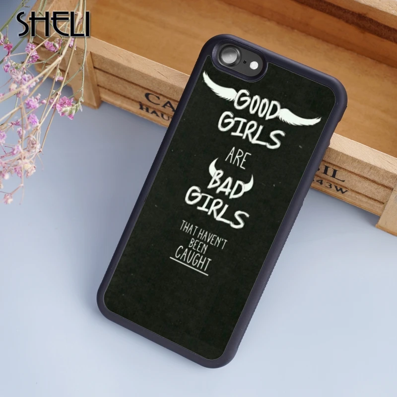 SHELI good girls are bad чехол для телефона iPhone 5 6s 7 8 plus X XR XS max 11 Pro Samsung Galaxy S7edge S8 S9 S10 |