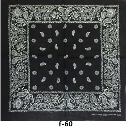 mens navy scarf f51 Cotton Unisex Hip Hop Black Bandana Fashion Paisley Headwear Hair Band Neck Scarf Wrist Wraps Square scarves Handkerchief mens linen scarf Scarves