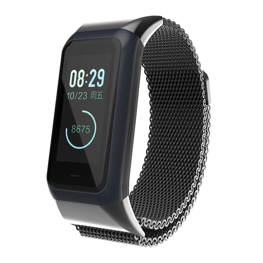 Ouhaobin Миланская петля ремешок для Xiaomi AMAZFIT cor 2 часы браслет из нержавеющей стали ремешок для Xiaomi Amazfit 617#2