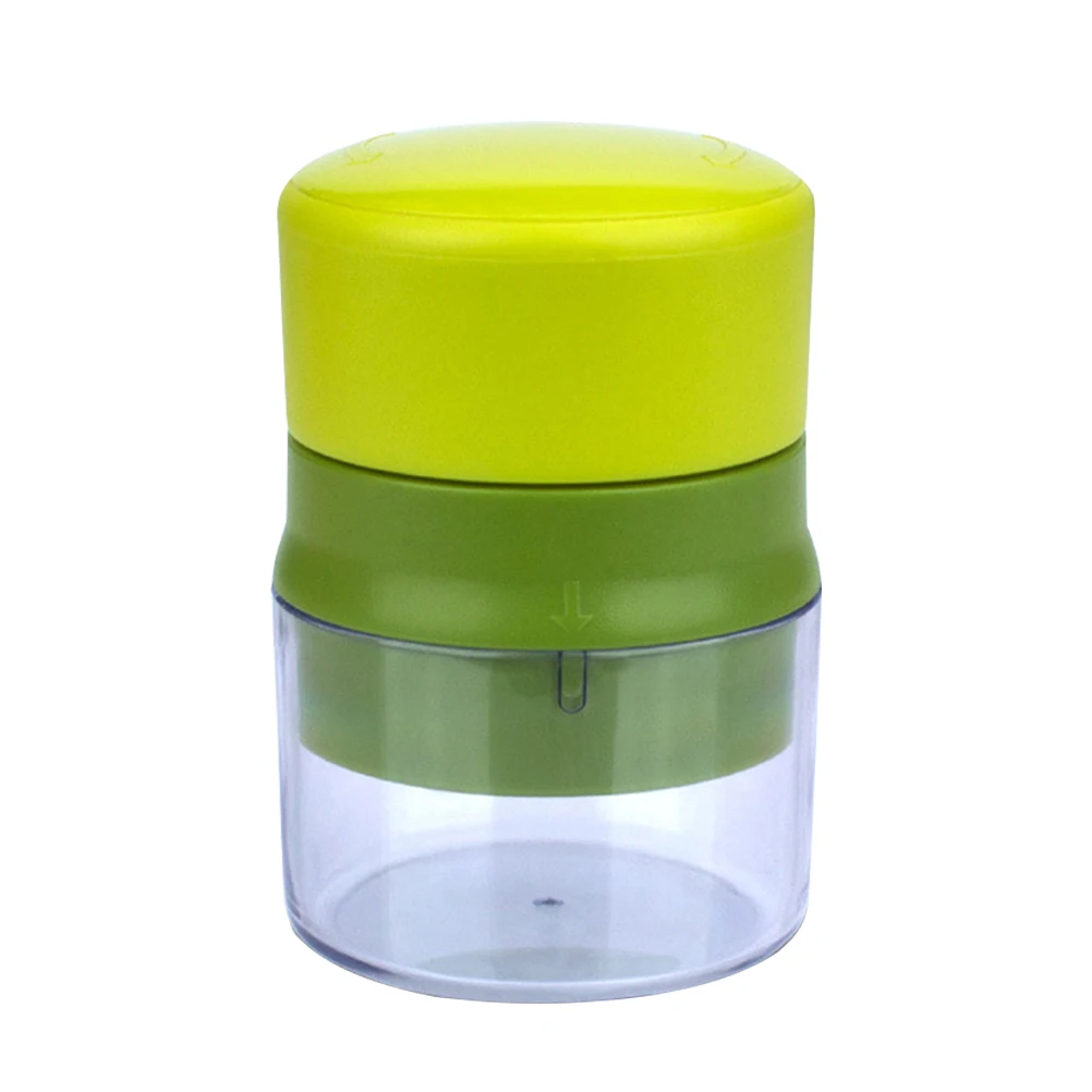 

Multifunction Plastic Garlic Press Machine Garlic Slice Mince with Storage Container for Mincing Pecan Peanut Walnut Olive