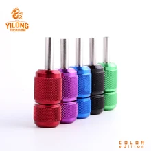 5 цветов с фокусным расстоянием 25 мм Профессиональный алюминиевый сплав захват машины татуировки из нержавеющей стали иглы с трубчатым стержнем для тату аксессуары