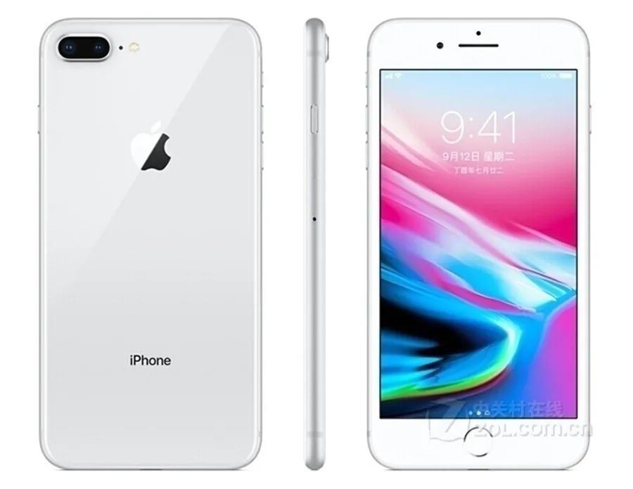 Apple iPhone 8 Plus заводской разблокированный мобильный телефон iPhone8 Plus LTE 5,5 дюймов Hexa Core A11 двойной 12 МП ram 3 ГБ rom 64 ГБ