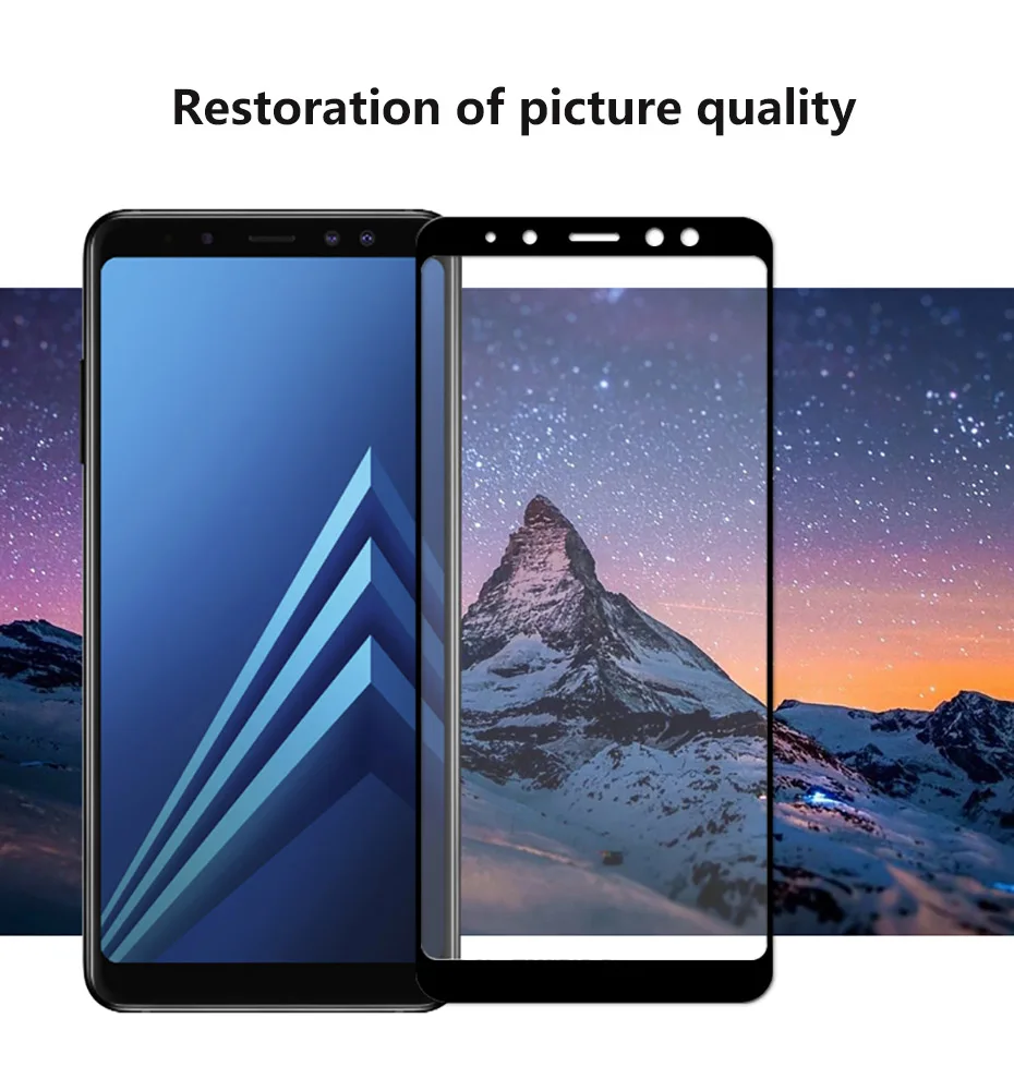 YAMIZOO Tempered Glass For Samsung Galaxy a8 Plus 2018 a6 Glass Screen Protector Film On 9h Protective Glass For Samsung a8 2018 (7)